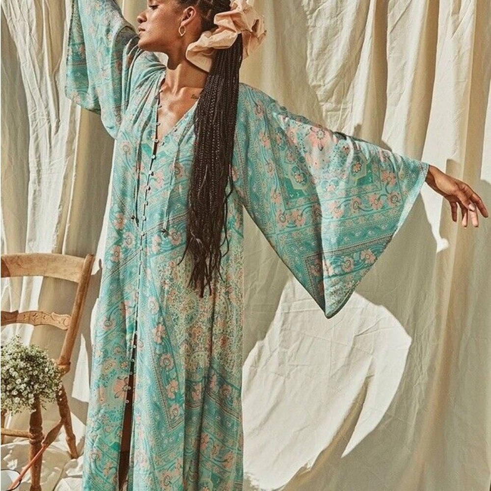 Spell Farrah Half Moon Gown BNWT